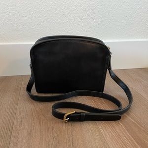 Coach Metropolis Zip Leather Bag No. 9087, Black, Vintage